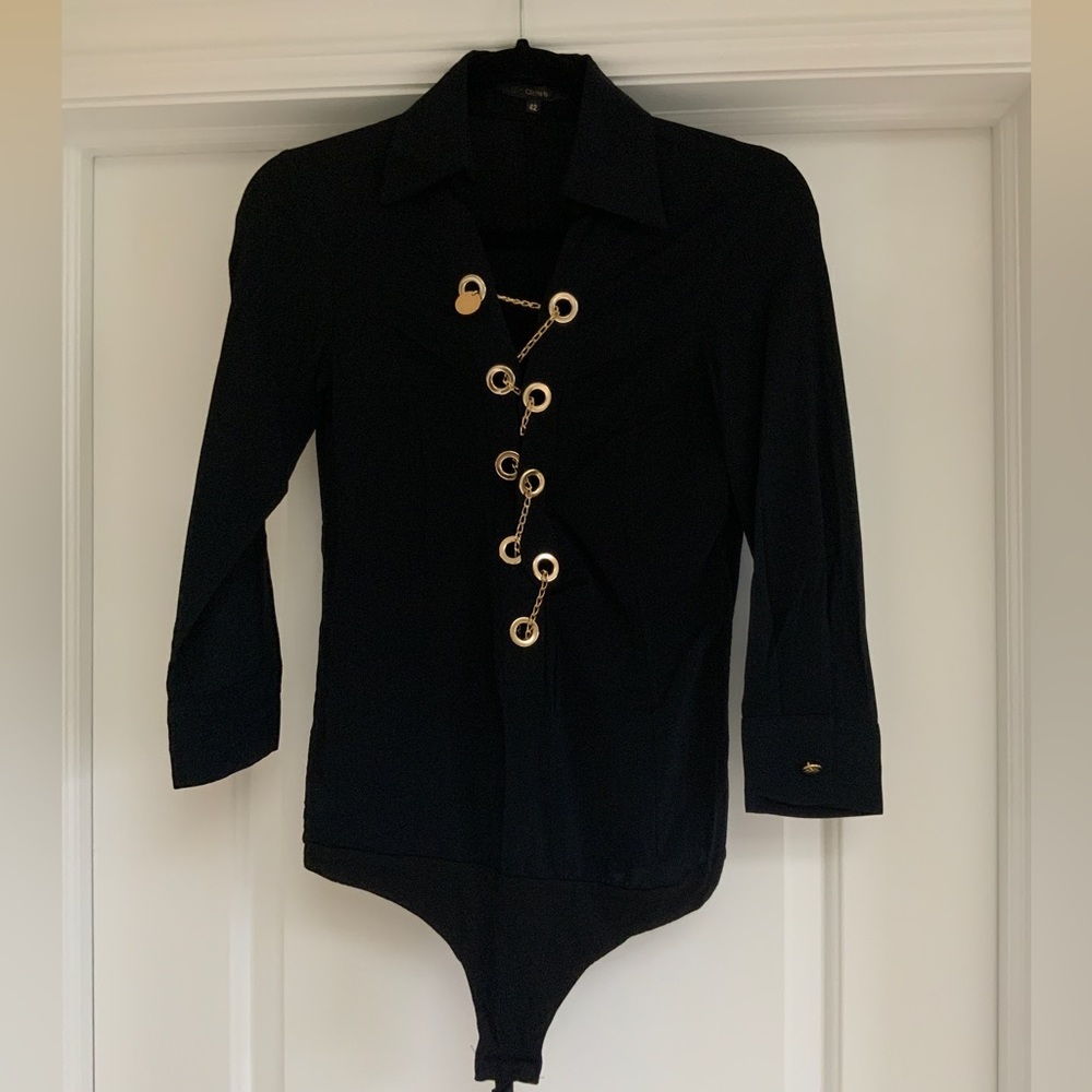 Celyn B Bodysuit with Gold Chain